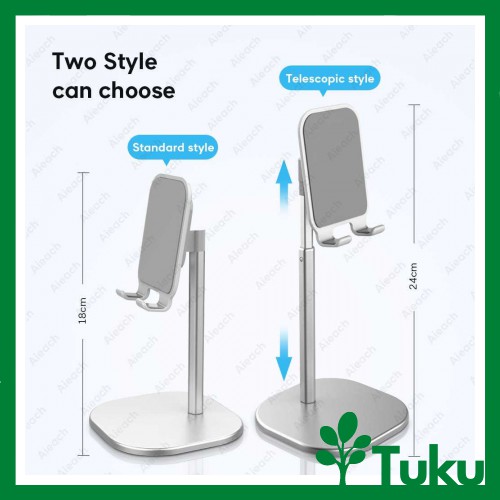 Stand Holder Handphone Alumunium Alloy Telescopic