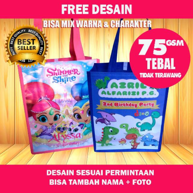 

tas ulang tahun/souvenir ulang tahun/souvenir/tas souvenir ulang tahun/Tas/souvenir ulang tahun anak