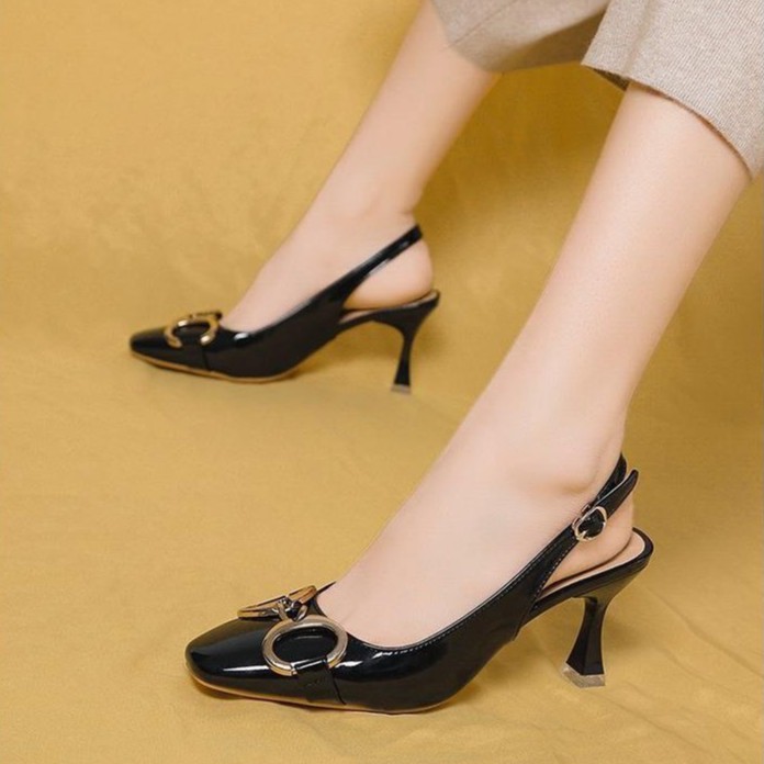 RYS - Secret Shackle Sepatu Hak Tali Fashion Casual/Kantoran - Ori Import