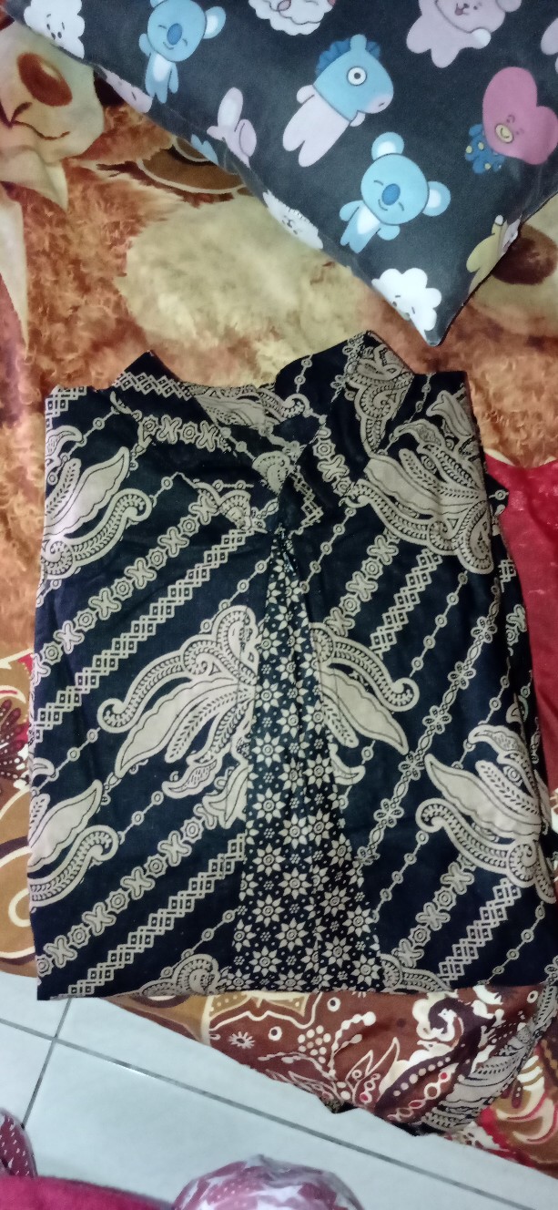 Gamis Cardi Batik Coklatan Jumbo Ld 120 Standar Ld 106 Model Cardi Terbaru/gamis Busui/maxi Cardi