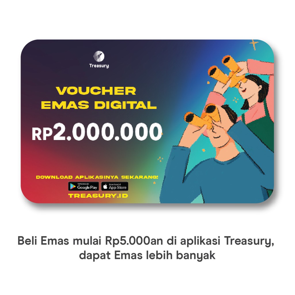 Voucher Emas Fisik Treasury Rp2.000.000