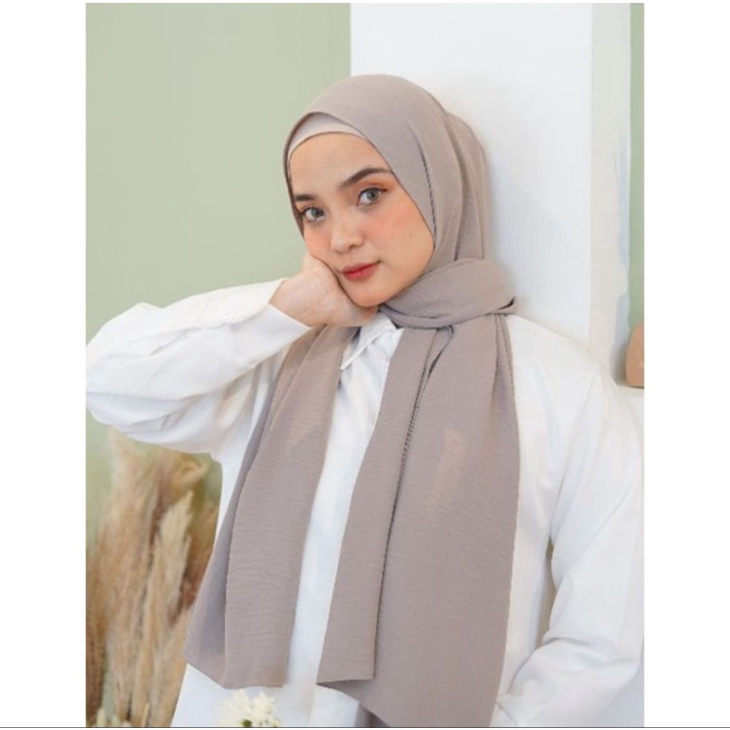 Pashmina Crincle Airflow Premium / Pashmina Polos