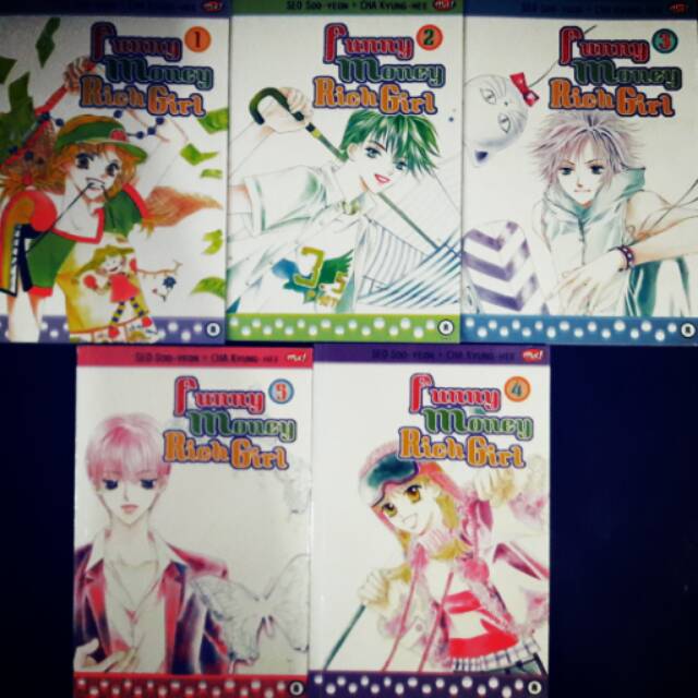Komik korea Funny Money Rich Girl 1-5 T