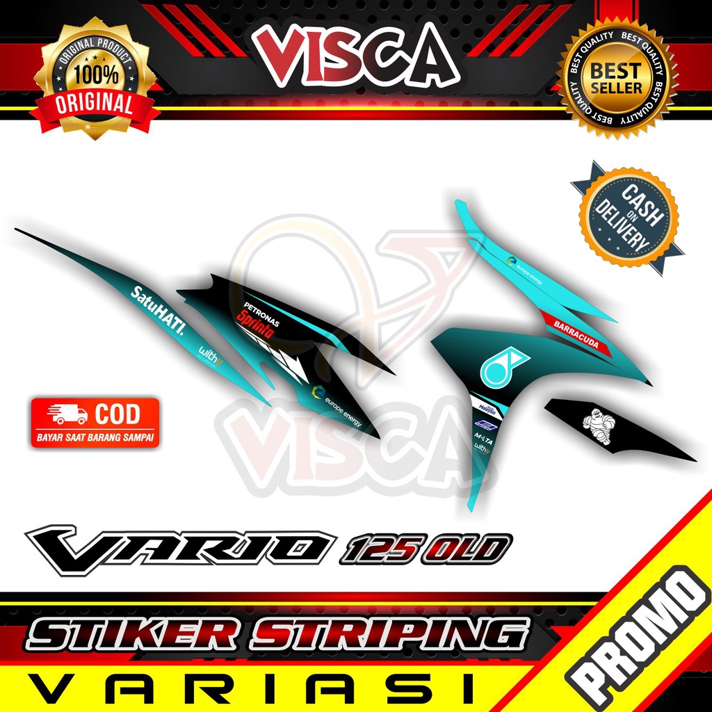 Striping Vario 125 Old - Sticker Striping Variasi Lis Vario 125 Old - Striping Hologram Vario 125 Ol