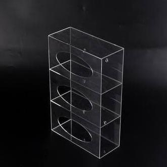 

Kualitas Terbaik] Box Acrylic Tempat Sarung Tangan Medis Glove 3 Susun