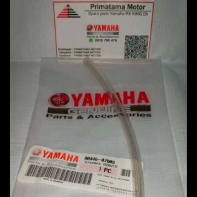 SELANG HAWA RX KING HOSE SELANG BREATHER HAWA MESIN RX KING ORIGINAL YAMAHA 
KODE PART 90446-07009