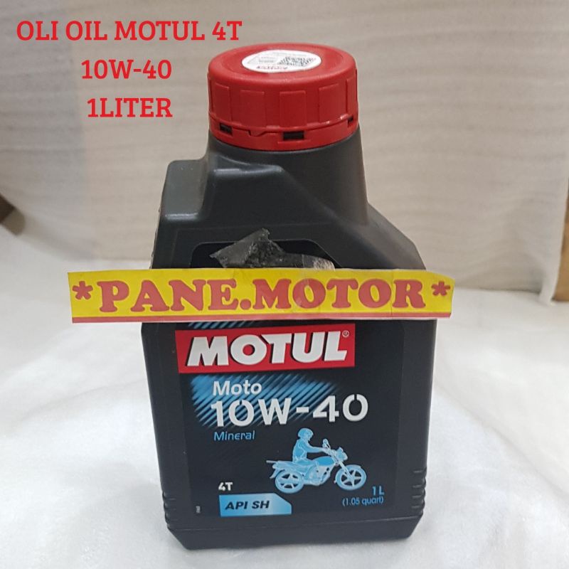 OIL MESIN OLI MESIN MOTUL 1LITER 4.T 1LITER 10W-40 DIJAMIN ASLI