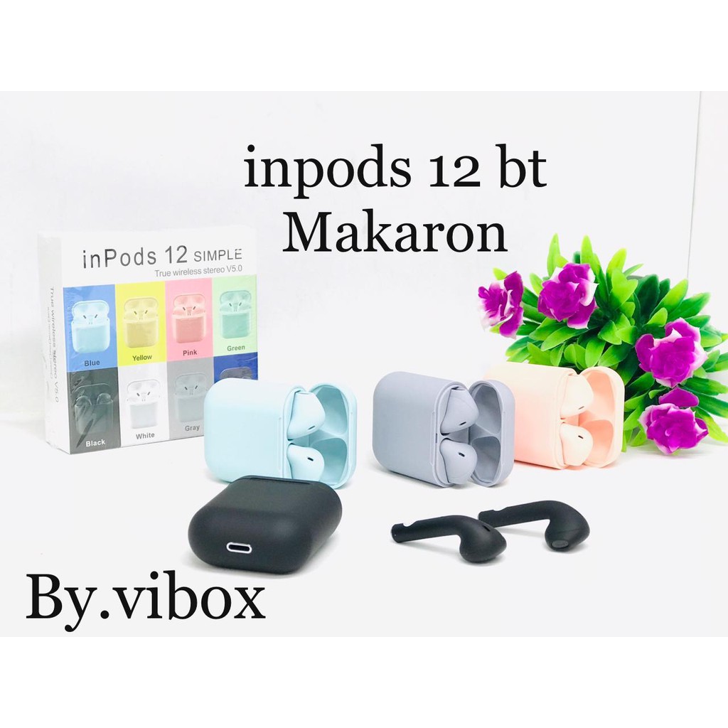 Inpods i12 Pro bluetooth wireless inpods i12 original Macaron Earphone Android IOS Bluetooth