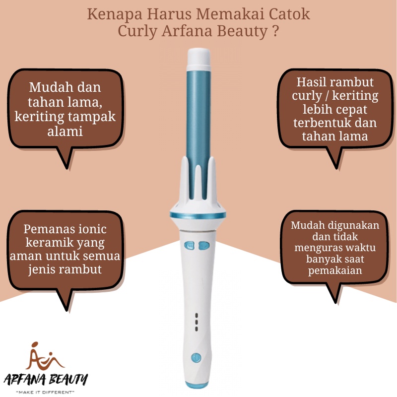 Catokan Wanita Curly Otomatis Perawatan Kecantikan Pengeriting Catokan Keriting Automatic Catok Rambut Terbagus Kriting Curler Pengkriting Pengriting Alat Kerli Rambut Ion Ori Original Premium Terbaru