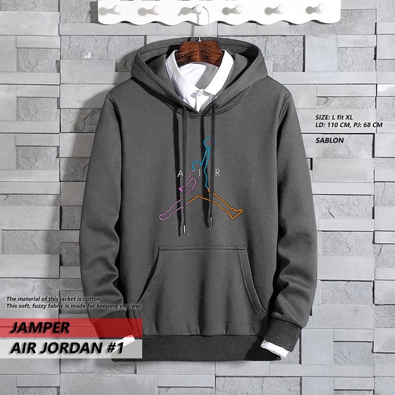 Jaket Hoodie Nike Jordan Realpict