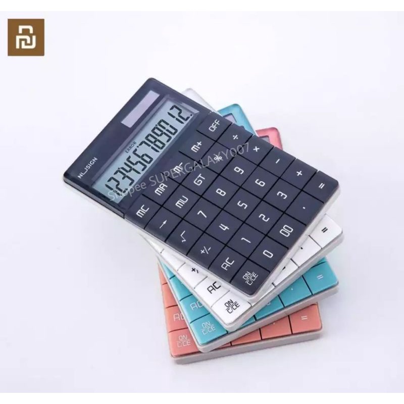 

Kalkulator 12 Digit NUSIGN Calculator 12-Bit Dual Power Flat Panel Kalkulator