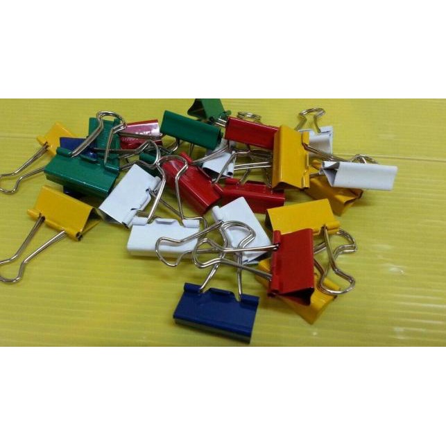 

Ω Joyko Binder Clip Warna No. 155 (1 Drum Isi 24 Pcs) ♖