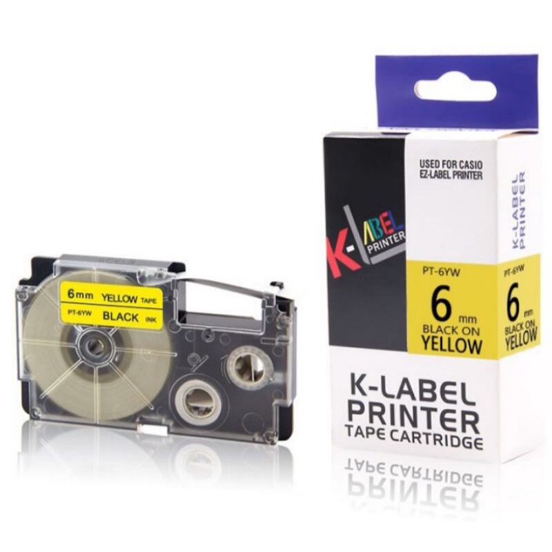 

Label K-LABEL Printer 6 mm Compatible Casio EZ Label Tape Printer 6mm