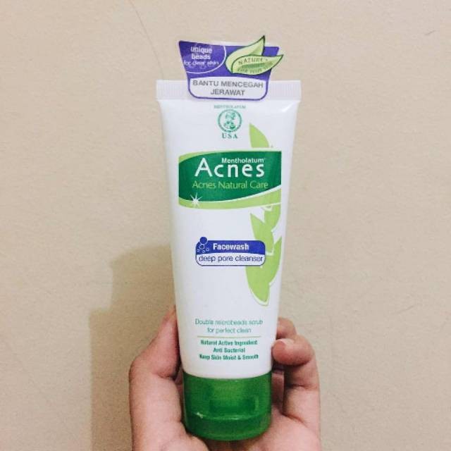 Jual ACNES Deep cleansing face wash (UNGU) Indonesia