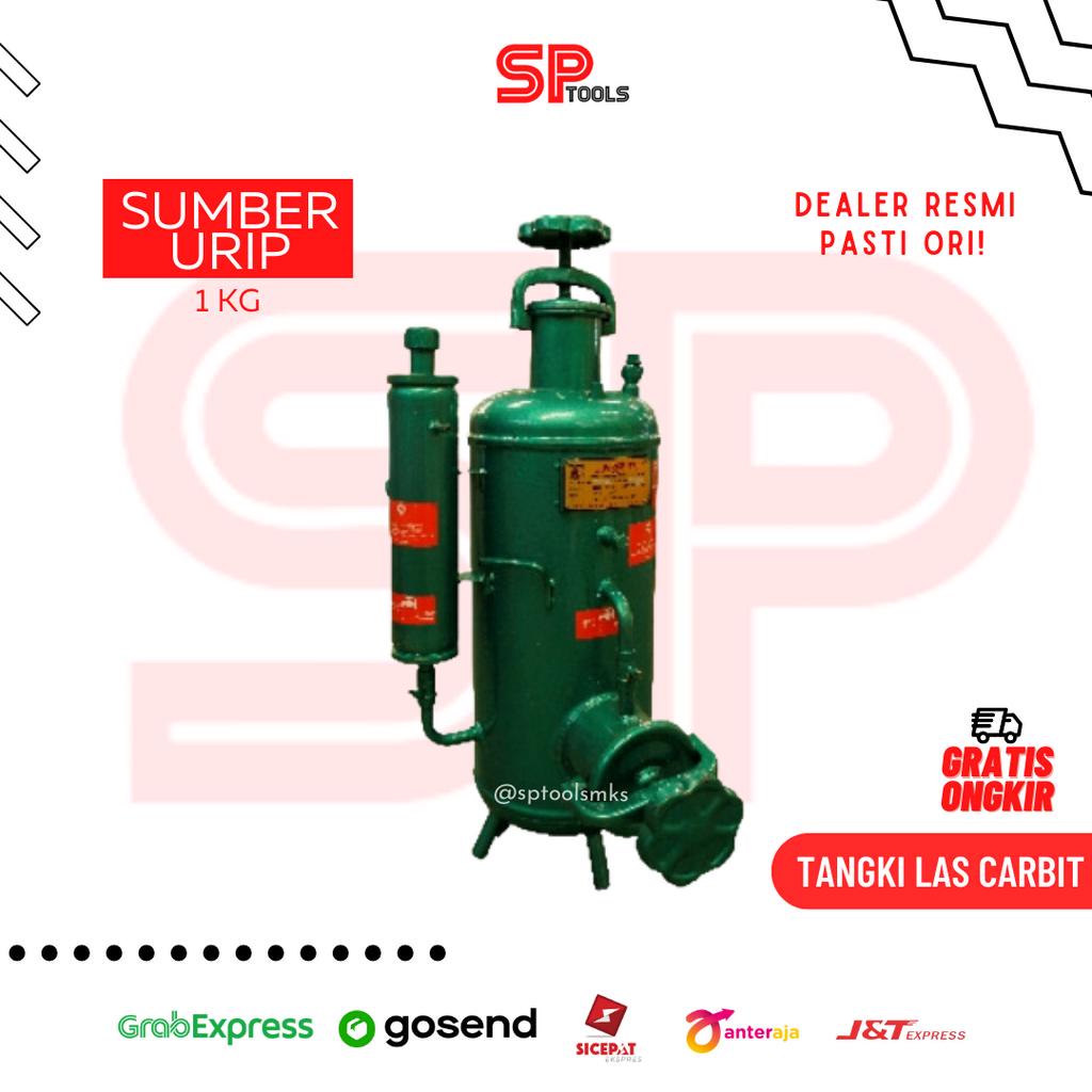 TANGKI / TABUNG LAS KARBIT CARBIT TEKANAN TINGGI SUMBER URIP 1 KG 1KG