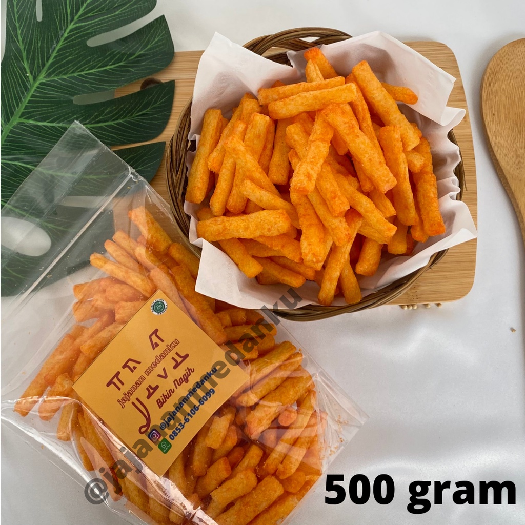 

Cemilan Stick Balado 500 gr / Stik Balado Snack Jajanan Medanku