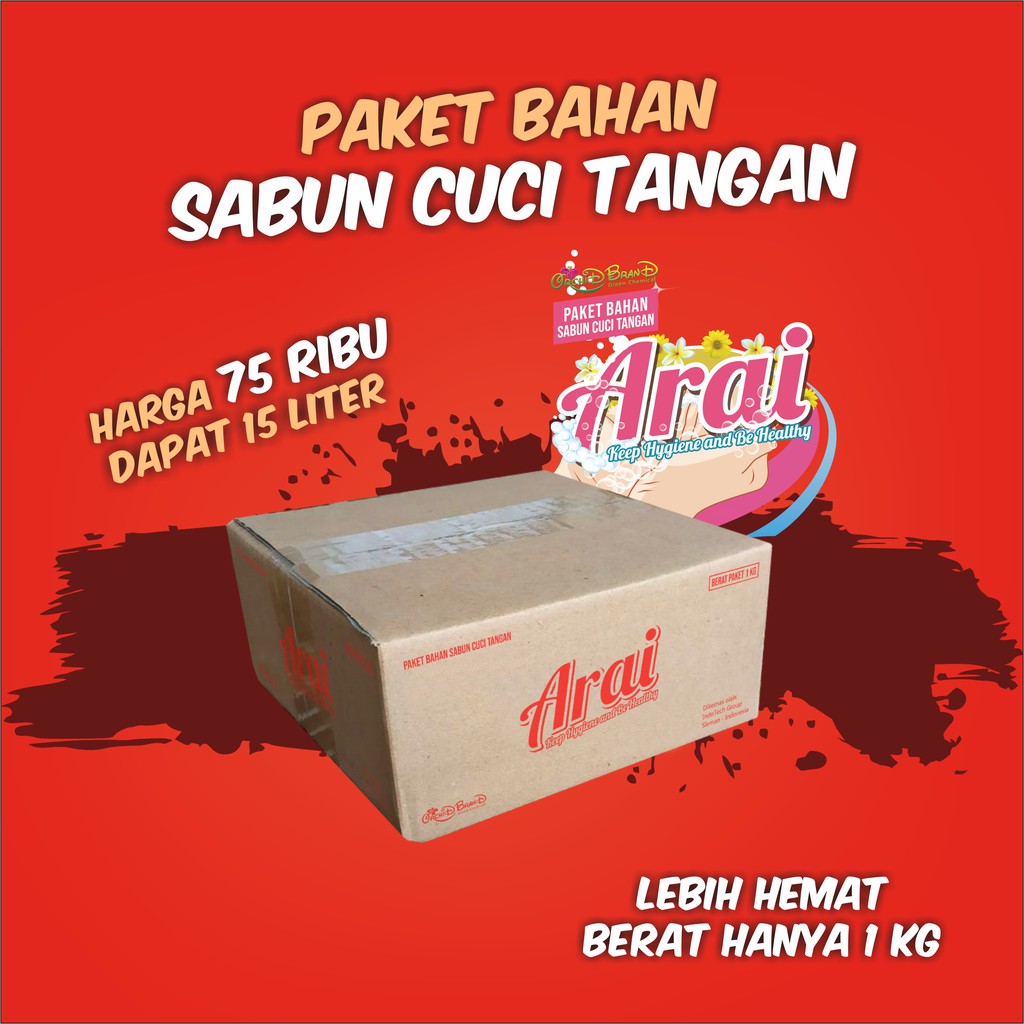 ARAI Hand Soap - Paket Bahan Sabun Cuci Tangan / Hand Wash