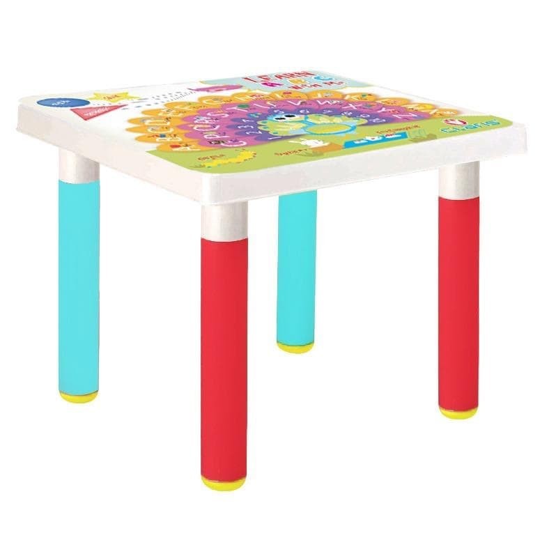 Claris Meja Belajar Anak Kecil Kidzone Fantastic Plastik 5208 Table Plastic Kuat Kokoh Awet