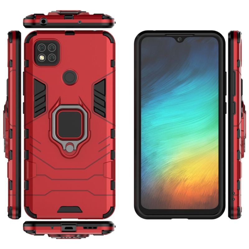 Xiaomi Redmi 9c Casing Hardcase Robot Softcase Protection Hard Back Case Shockproof