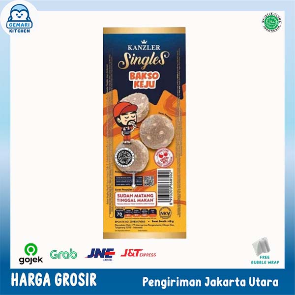 KANZLER SINGLE BAKSO ORIGINAL, KEJU DAN HOT 48 GRAM