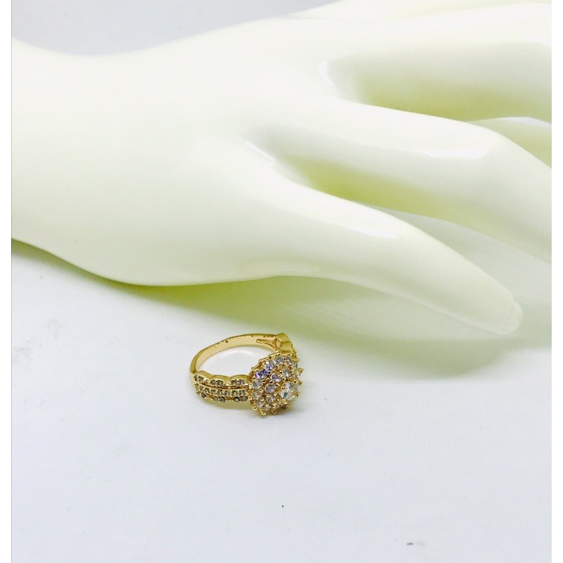 cincin permata //cincin wanita //peehiasan //cincin lapis emas//cincin