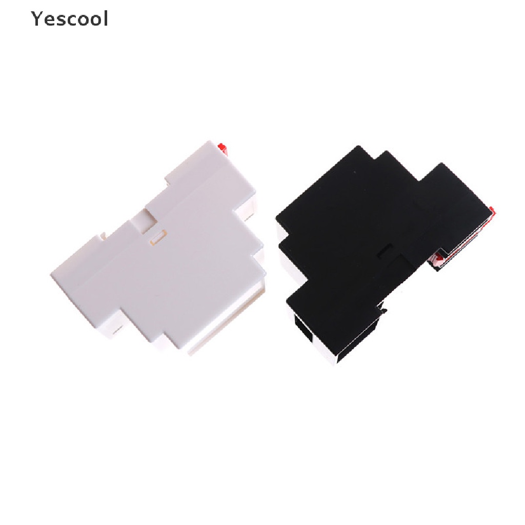 Yescool Kotak Case DIN Rail Elektronik Bahan Plastik Ukuran 88x37 X 59mm