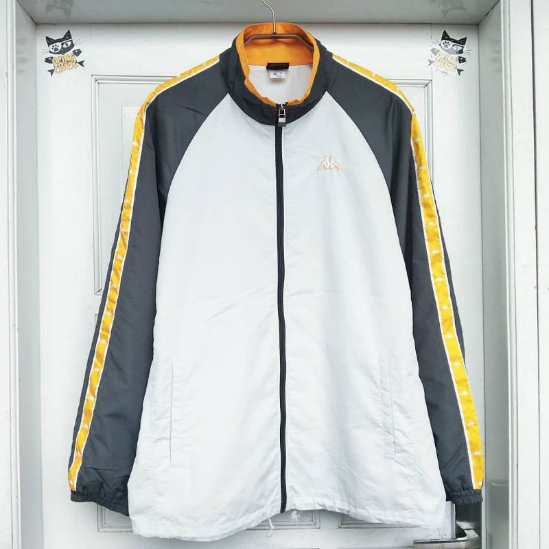 Jaket Tracktop Kappa Side Taped - second original preloved