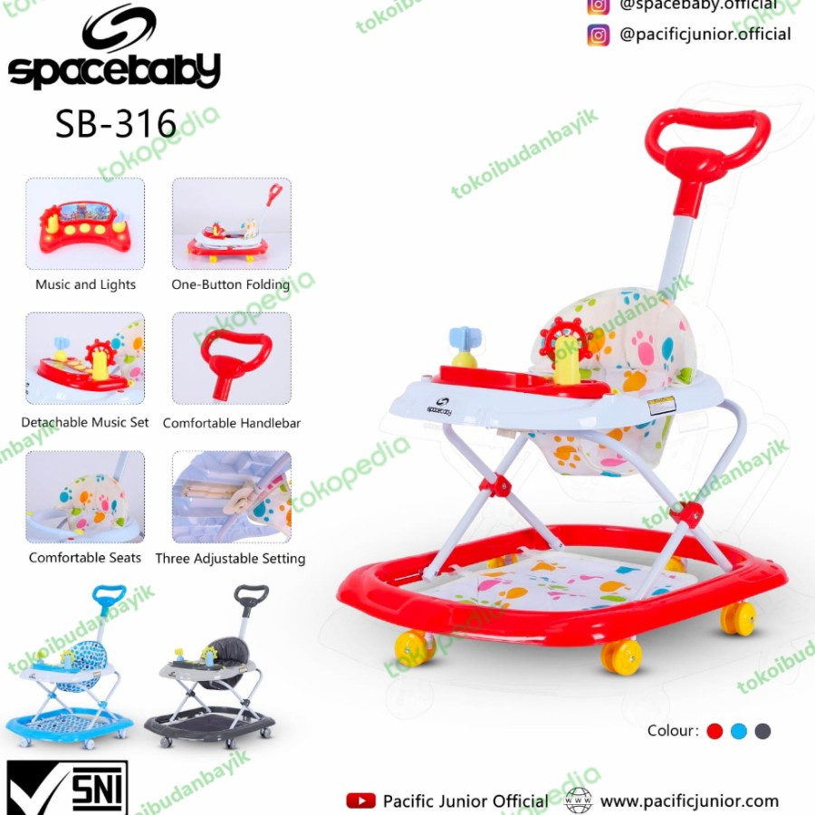 Jok Babywalker Spacebaby