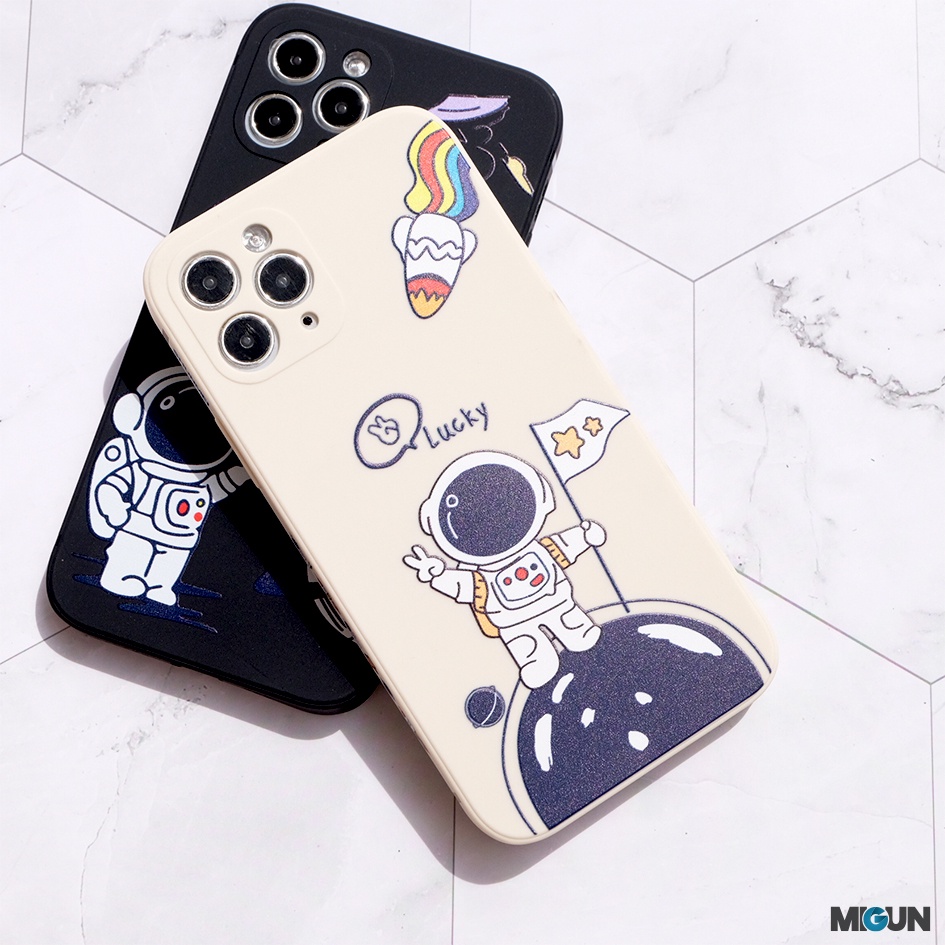 ASTRONAUT LUCKY CASE iPhone 6 7 8 Plus X XS MAX XR 11 12 PRO MAX