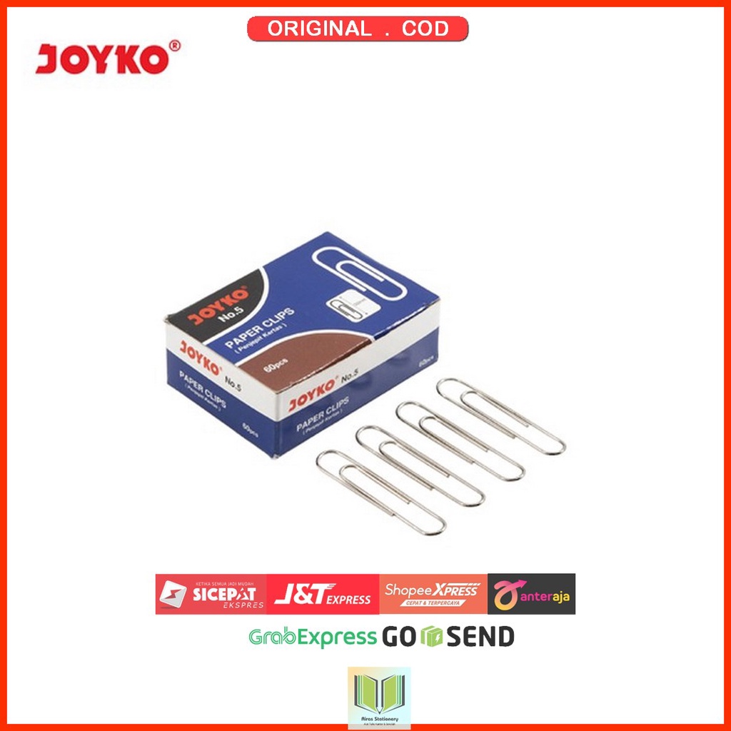 

Paper Clip / Klip / Penjepit Kertas Joyko No.5