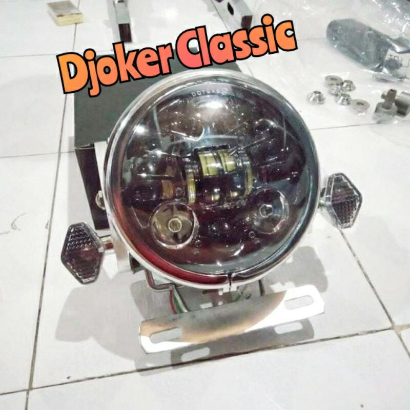 Lampu Daymaker Cb Led Set Batok L2 G Crome Set Pangkon Lampu Pesek & Reteng Diamond pnp Cb Gl Mp Tig