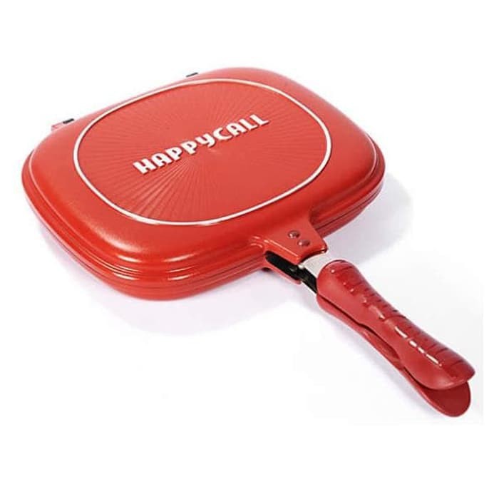 Happy Call Double Pan Jumbo 32 cm Original Multi Purpose Pan Grill