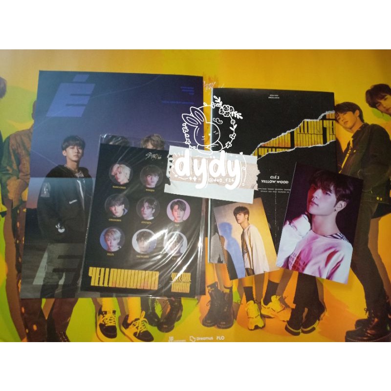 ALBUM STRAYKIDS YELLOW WOOD LIMITED VER POSTCARD WOOJIN