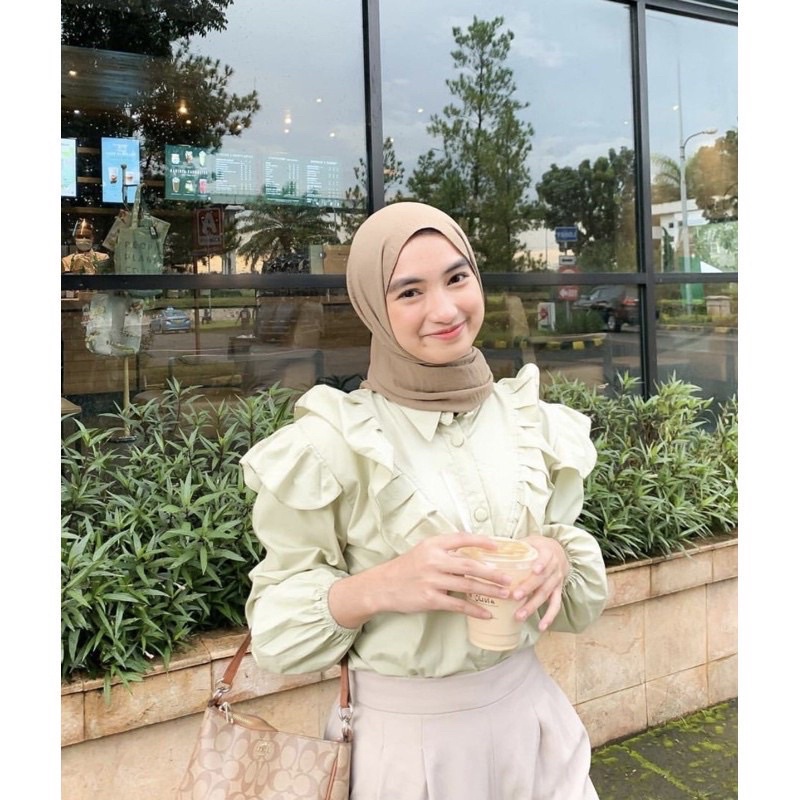 Tq88indonesia Fashion Baju Blouse Wanita Terbaru / LELANA TOP BLOUSE / Baju Atasan Wanita Terbaru / Ootd Terbaru