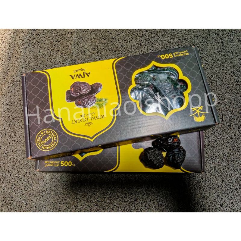 

Kurma Ajwa ROYAL DESSERT Packing 500 Gram