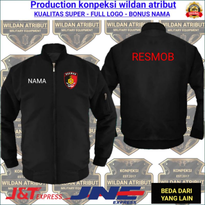 JAKET RESMOB/JAKET BRIMOB/JAKET BOMBER ASLI BERKUALITAS Distro