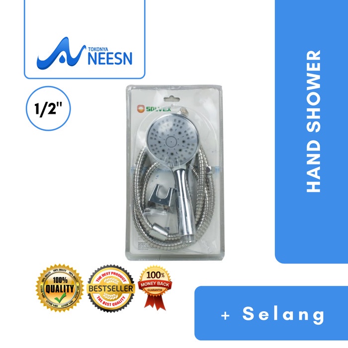 Hand Shower Hemat Air Murah - Hand Shower Mandi Turbo SOLVEX 3 in 1