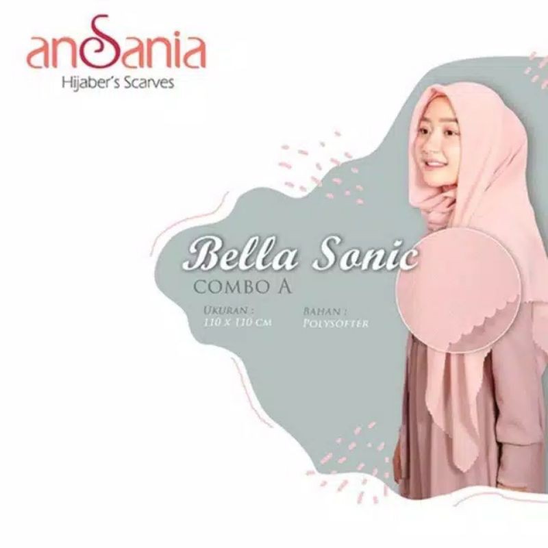 SEGI EMPAT POLOS LASER CUT BELLA SONIC PREMIUM BY ANSANIA