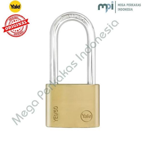 Gembok Padlock Yale Ye1 50 166 Brass Padlock Essential Series