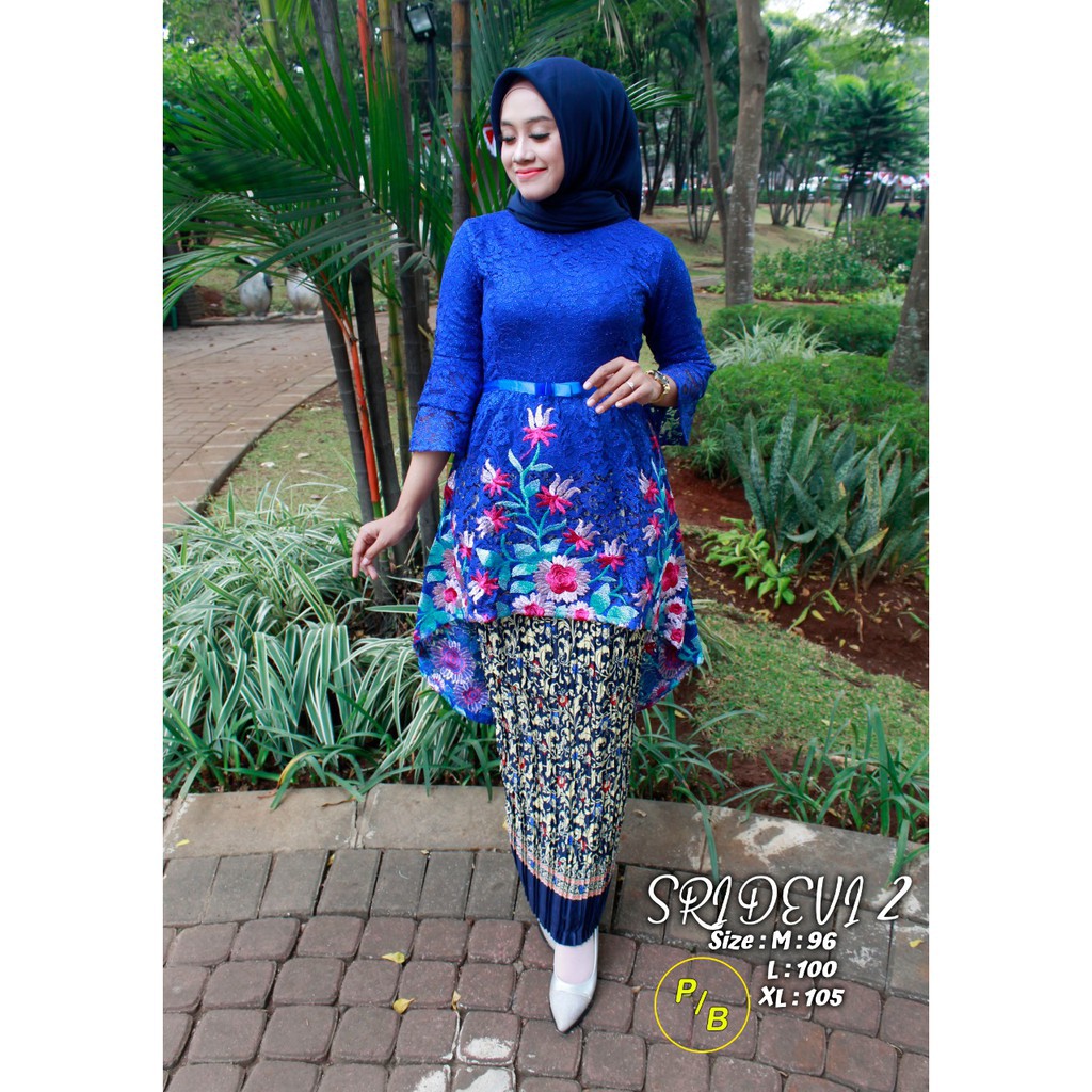 KEBAYA AURORA BORDIR - BRUKAT BORDIR SRIDEVI - BAJU KEBAYA AURORA - KEBAYA MODERN - BAJU BRUKAT HQ