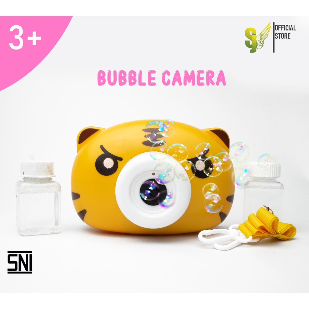 Minan Anak Bubble Camera/Mainan Anak Bubble Machine Beautiful Music-Tiger Doubsop
