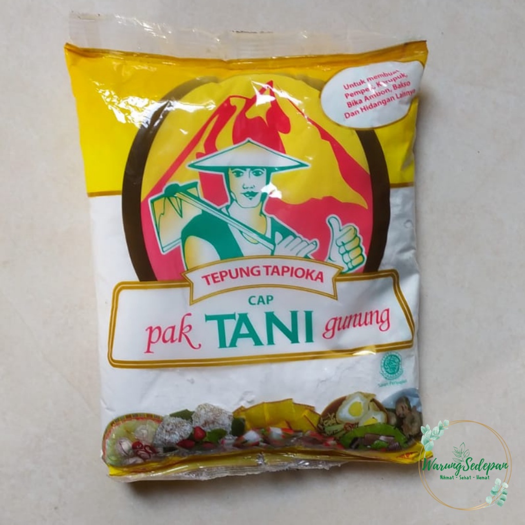 

Tepung Tapioka Cap Pak Tani Gunung 500gr Tepung Pempek Bakso Bika Ambon dan Aneka Olahan Makanan Lainnya