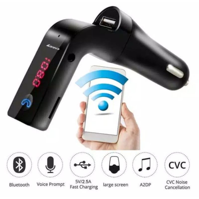 (P) Bluetooth Car Charger G7 / Saver Car Charger