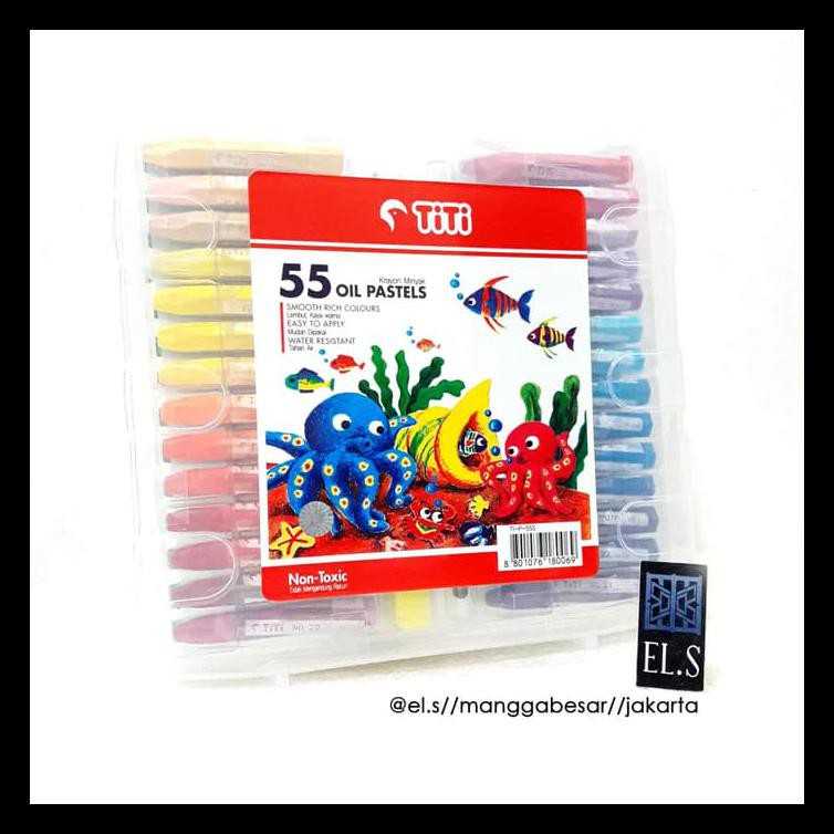 

BARU TITI OIL PASTEL 55 WARNA ( CRAYON ) PERALATAN MELUKIS MURAH