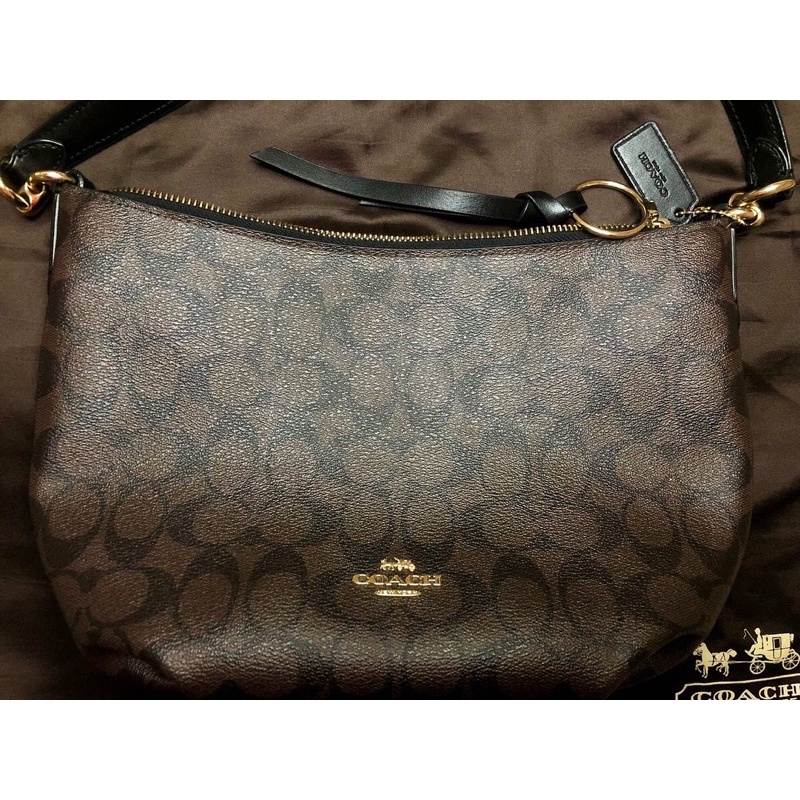 Preloved Coach Skylar Hobo mahogani
