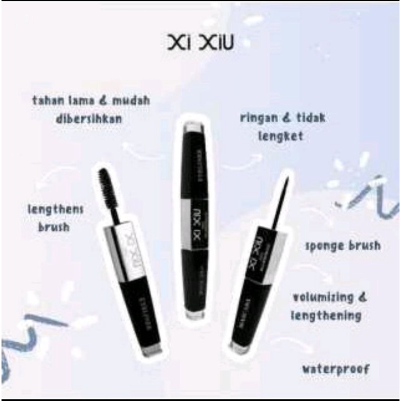 Xi Xiu Divine Mascara &amp; Eyeliner 2in1 BPOM