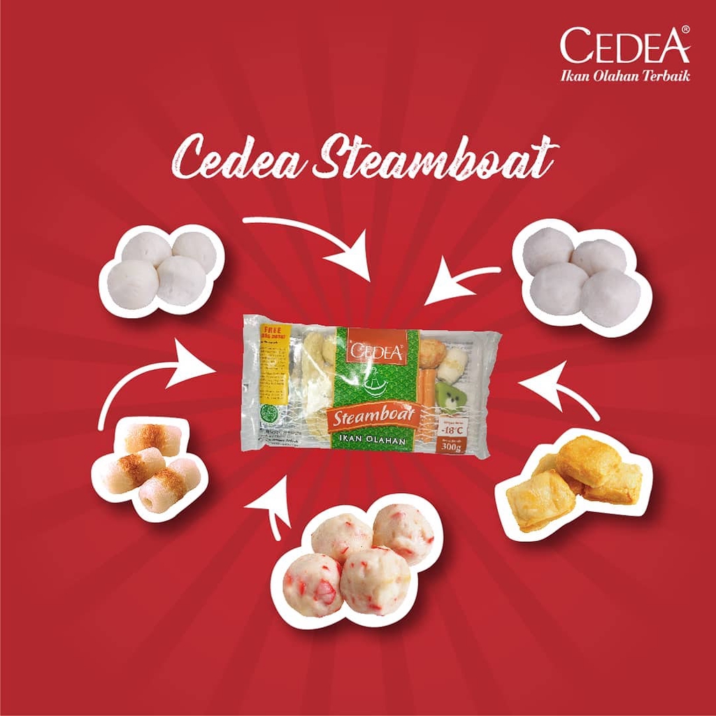 CEDEA Steamboat Set 500 g Halal | Paket Shabu Shabu Steam Boat