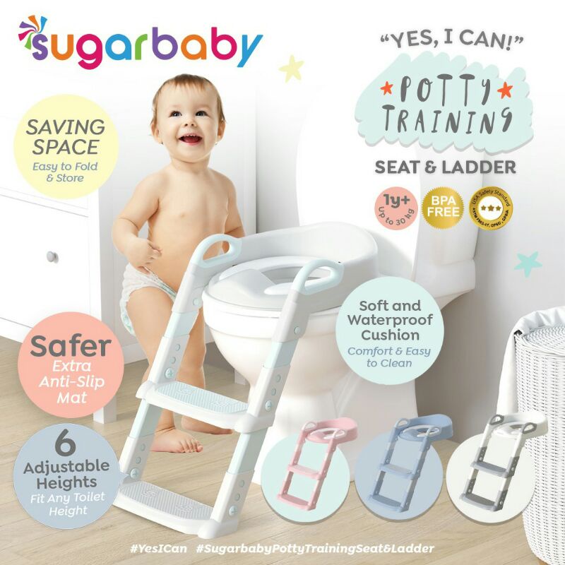 Sugar baby potty ladder dudukan toilet bayi