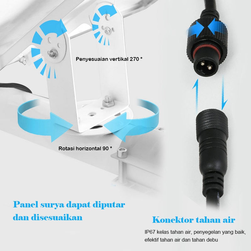 ❣️Garansi&amp;Remote❣️LAMPU JALAN SOROT 600watt 600w lampu pju solar panel 2 in 1 600w 600 watt lampu jalan led pju 600w lampu jalan lampu lalan solar cell