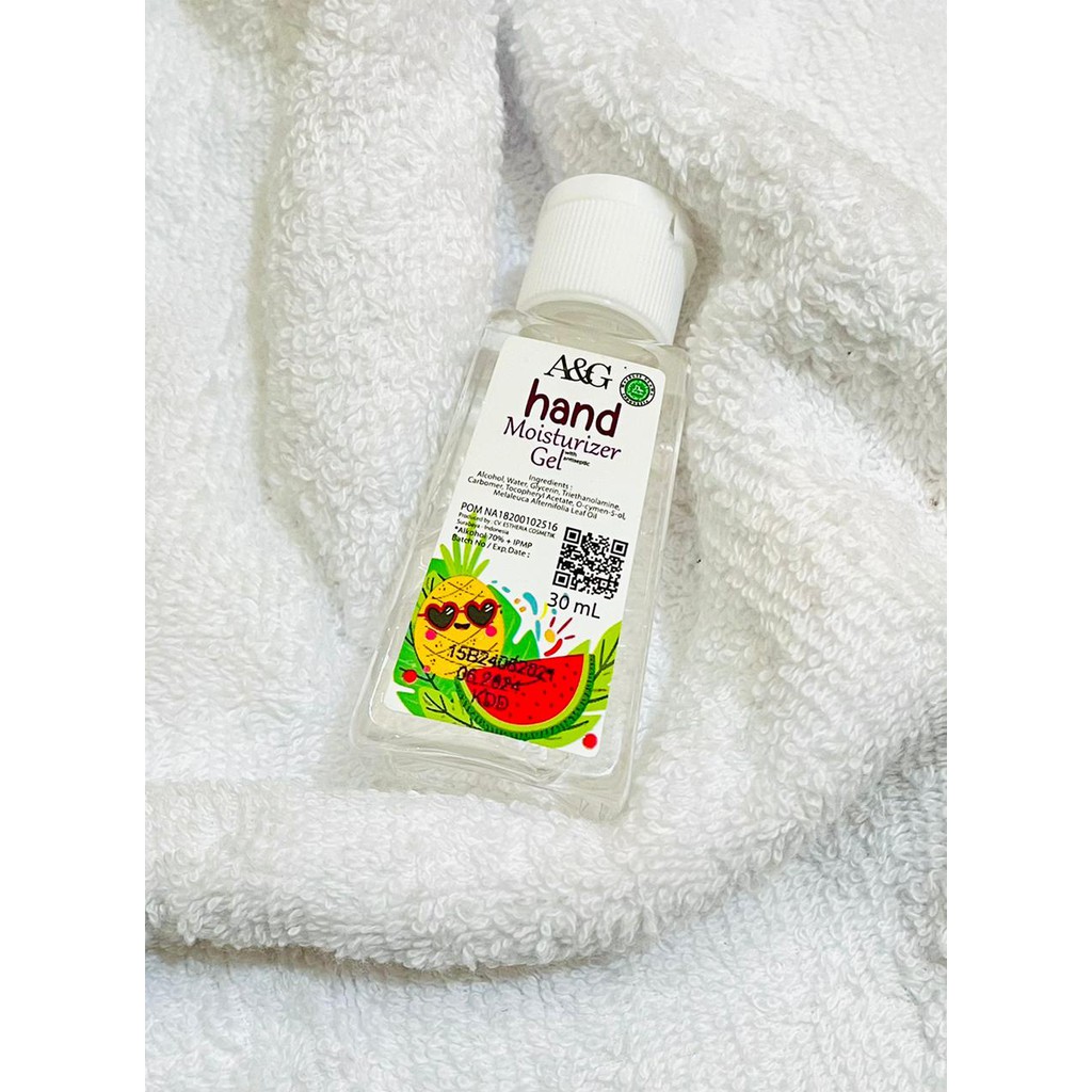 RC Hand sanitizer A&amp;G 30ml moisturizer Gel antiseptik 70% alkohol Hand Sanitizer Travell pack